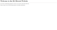 Desktop Screenshot of hosted.ili.co.uk